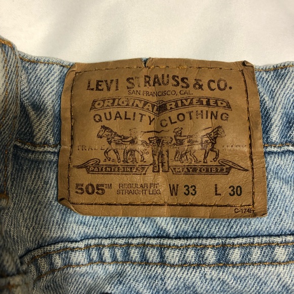Vintage Levi’s Orange Tab 505 Jean W33 L30 - Picture 5 of 10